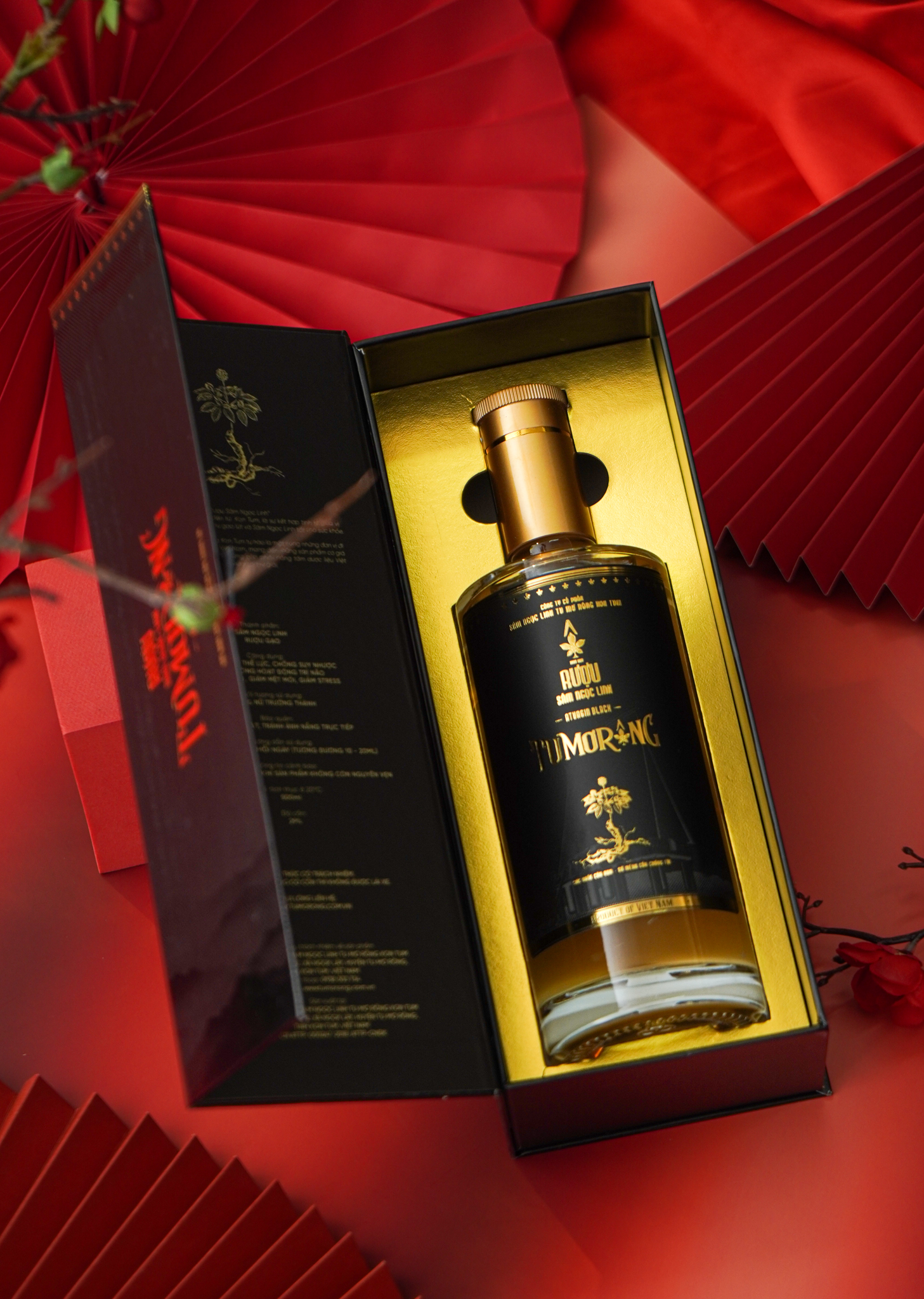 Rượu Sâm Ngọc Linh ATUAGIN Black 500ml - Ảnh 2