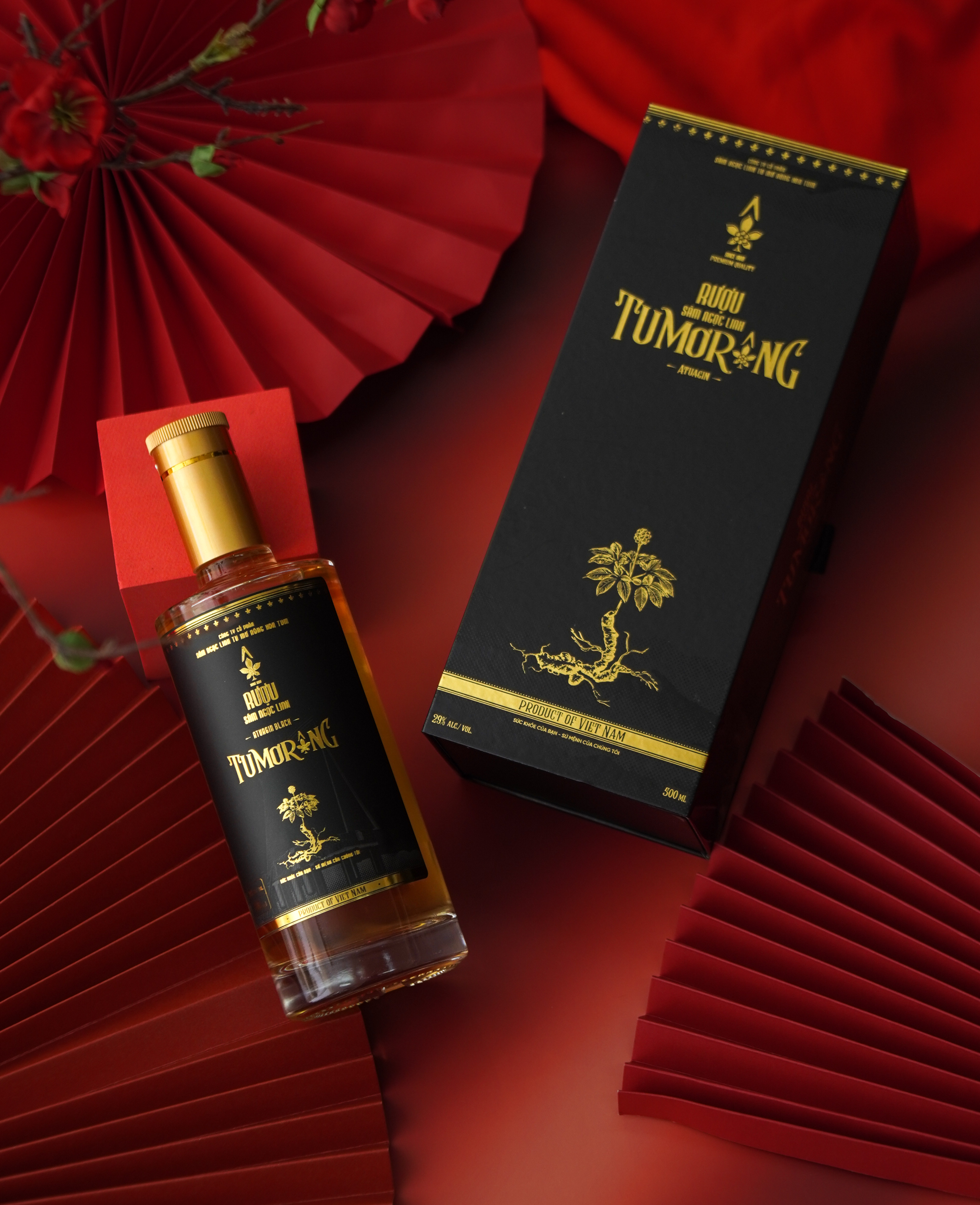 Rượu Sâm Ngọc Linh ATUAGIN Black 500ml - Ảnh 6